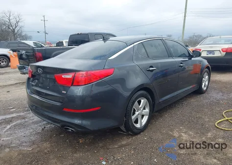 2015 Kia Optima Lx из США, поврежденный, VIN 5XXGM4A79FG472808